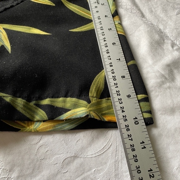 Penmans Vintage‎ Black Tropical Palms Short Sleeve Button Up Shirt Men's Medium - Picture 8 of 9